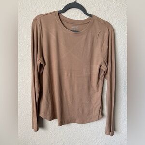 Tahari long-sleeve ribbed crewneck size XL